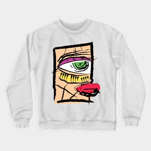 Abstract Diva Crewneck Sweatshirt